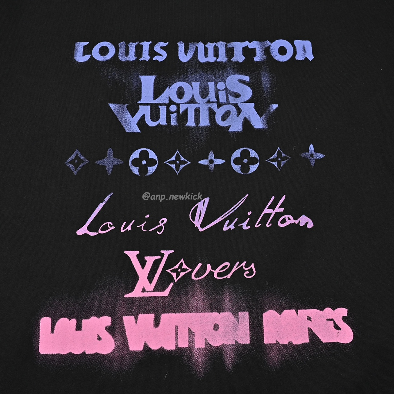 Louis Vuitton Top Logo Letter Short Sleeve T Shirt (5) - www.newkick.vip